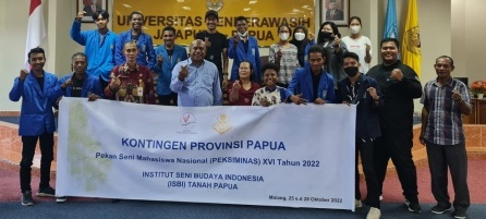 ISBI Tanah Papua mengirimkan 15 Mahasiswa untuk berkompetisi dalam PEKSIMINAS XVI di Malang